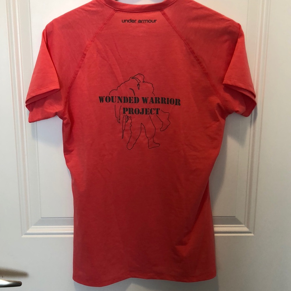Under Armour Wounded Warrior coral shirt